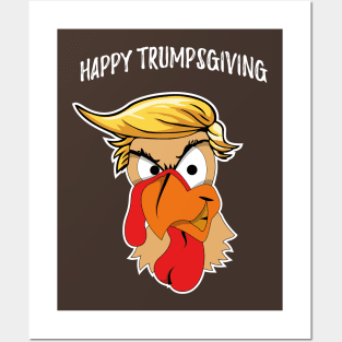 Happy Trumpsgiving Day Funny Trump Thanksgiving Shirt Posters and Art